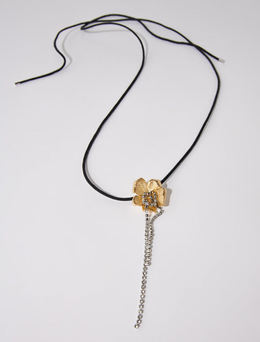 Gold  -flowernecklace