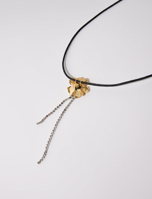 Gold  -flowernecklace