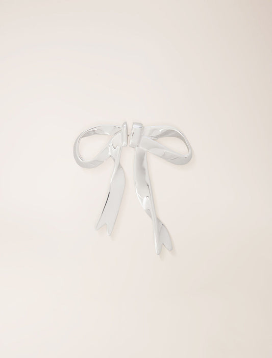 Silver-featured-Silver bow earring