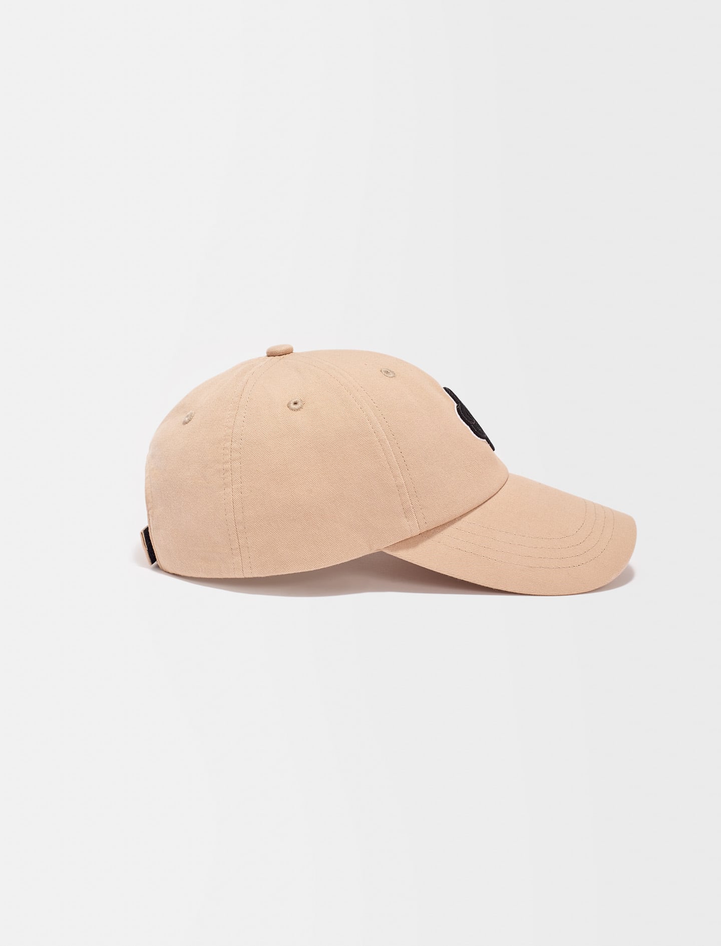 Beige mastic   COTTON BASEBALL CAP WITH CLOVER LOGO