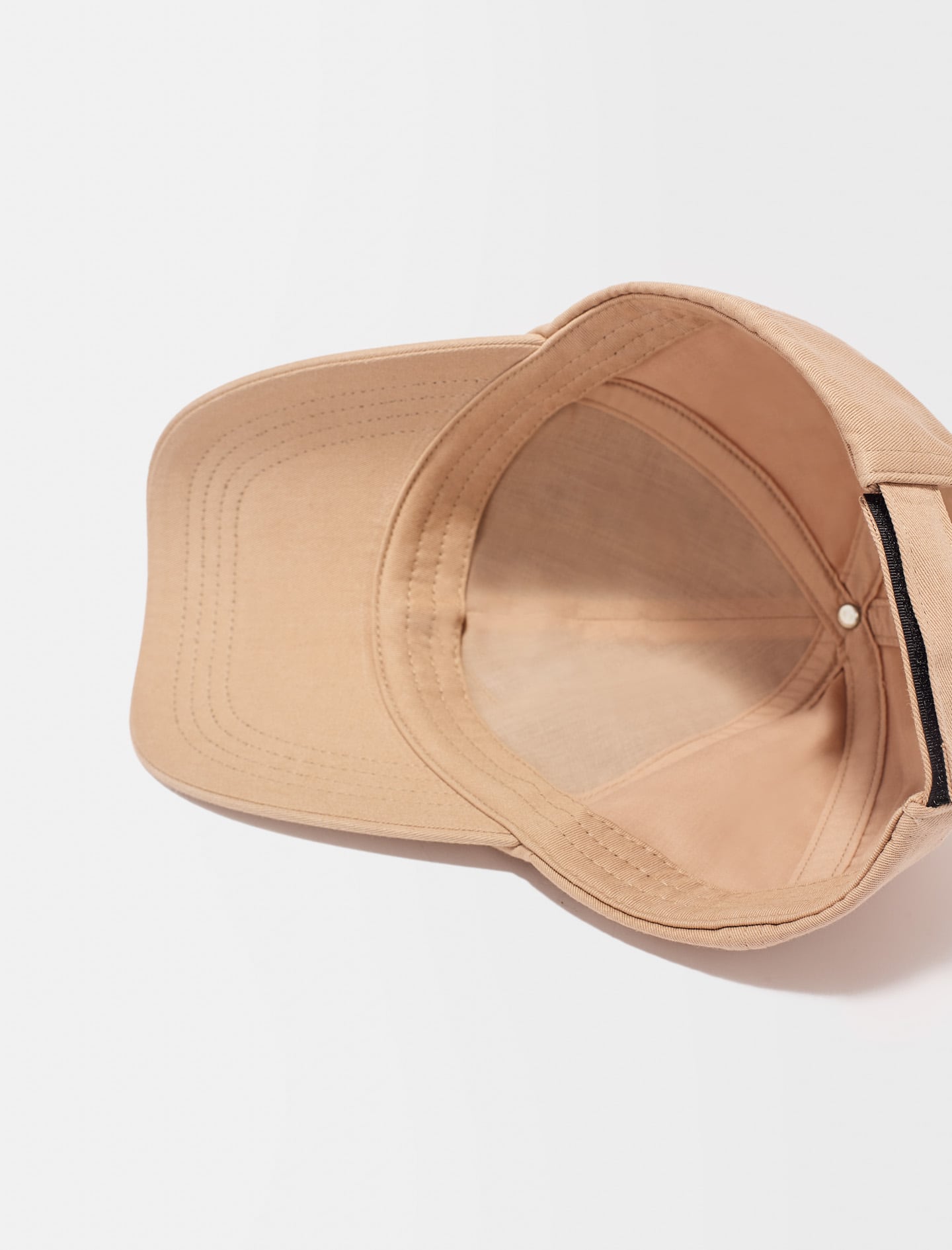 Beige mastic   COTTON BASEBALL CAP WITH CLOVER LOGO