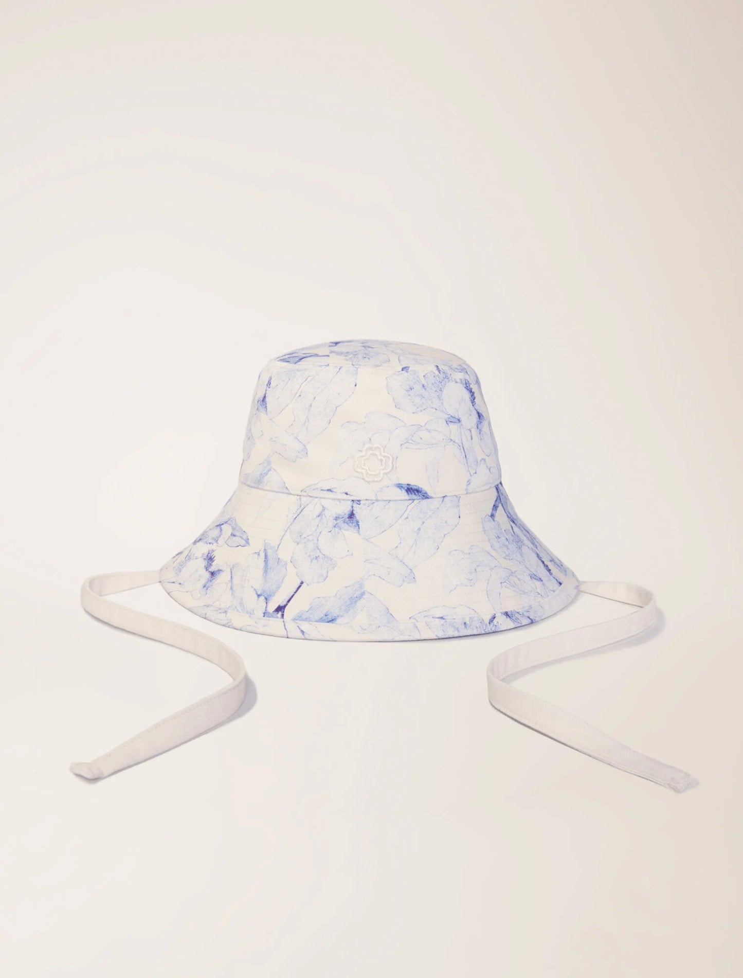 White/Blue-featured-Watercolour themed long bucket hat