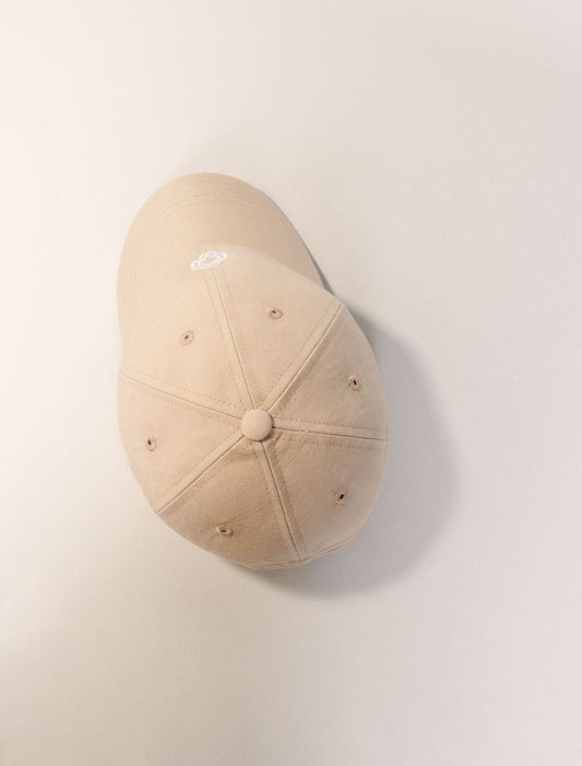 Ecru-Linen cap