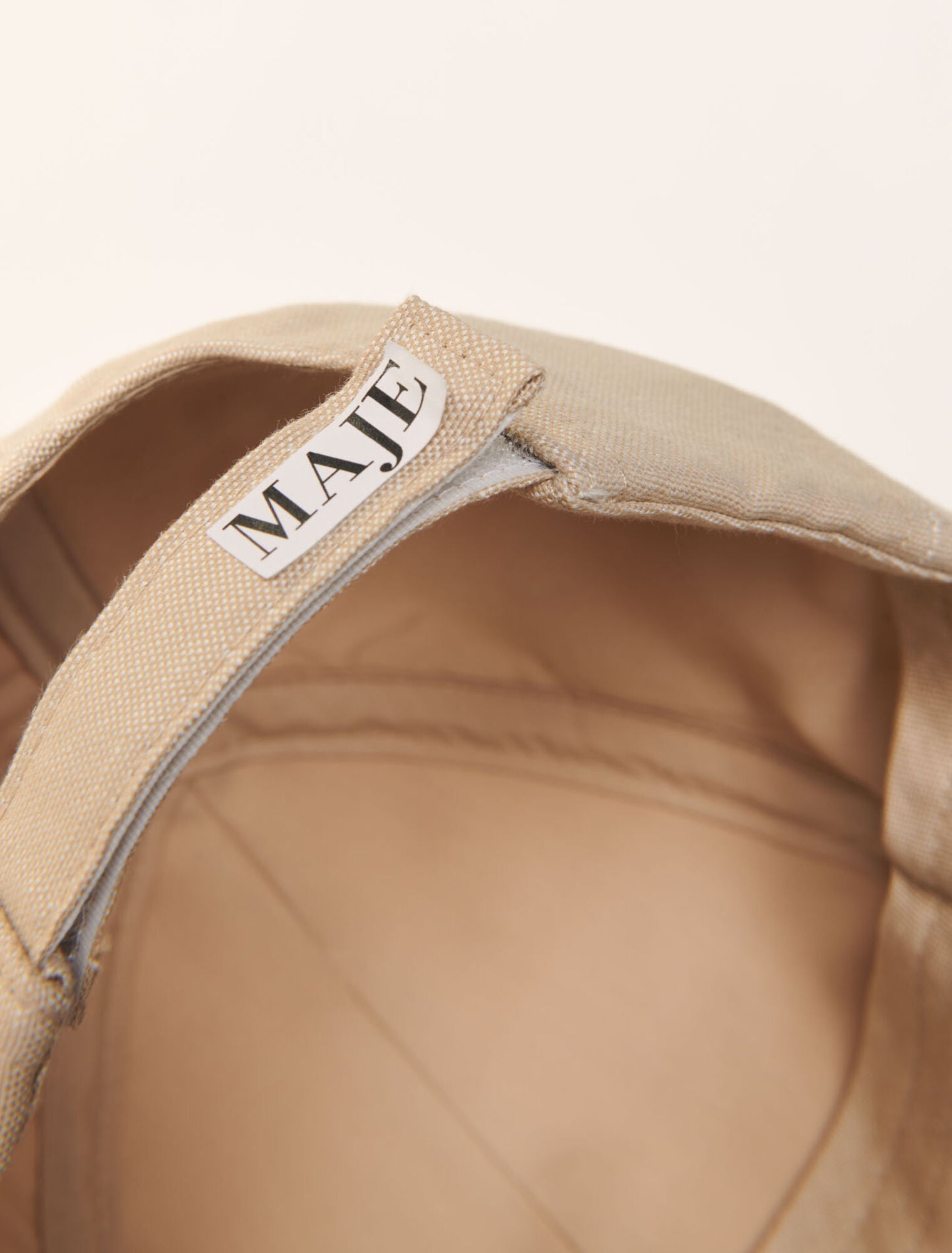 Ecru-Linen cap