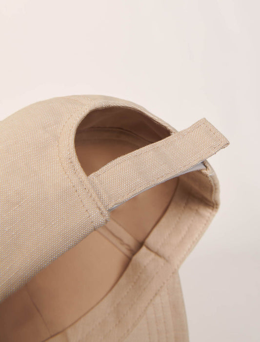 Ecru-Linen cap