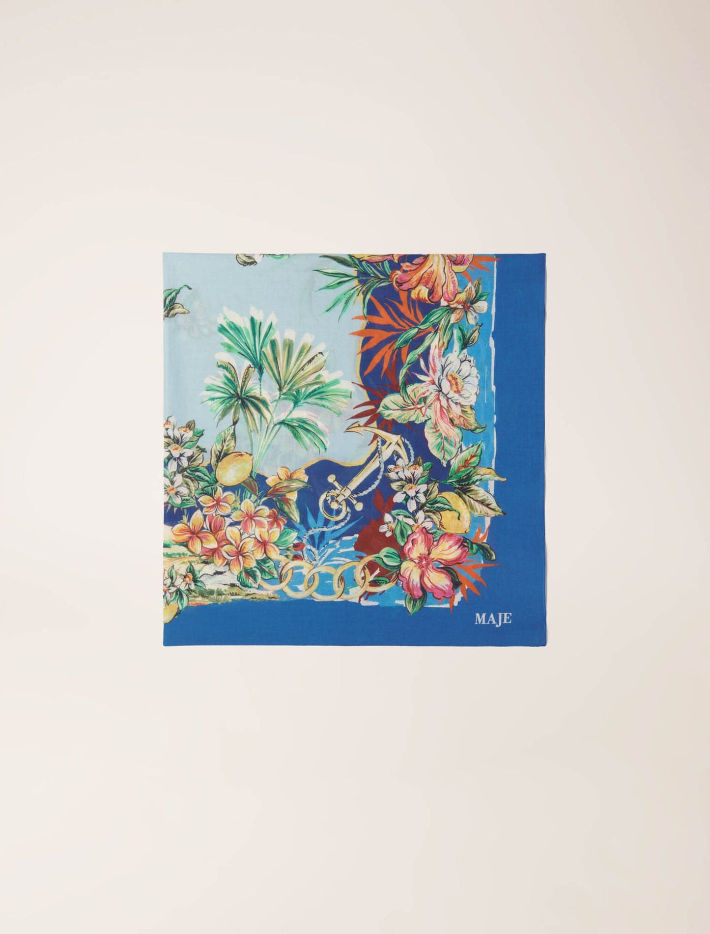 Multicolor floral print-featured-90x90cm square in cotton print