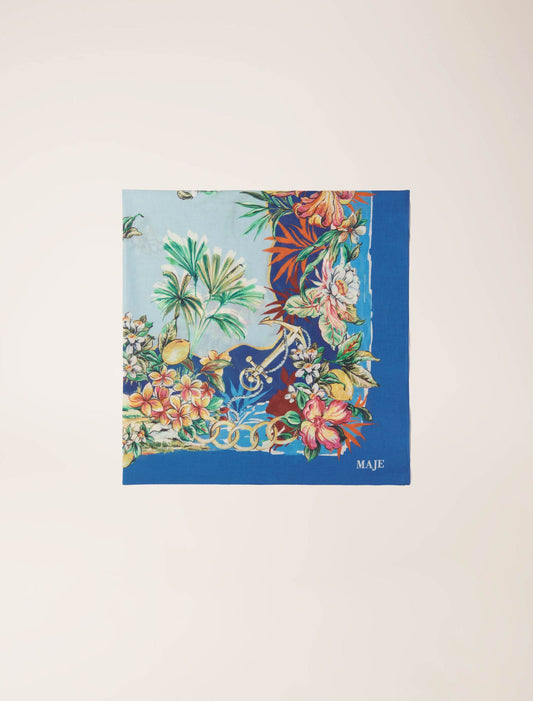 Multicolor floral print-featured-90x90cm square in cotton print