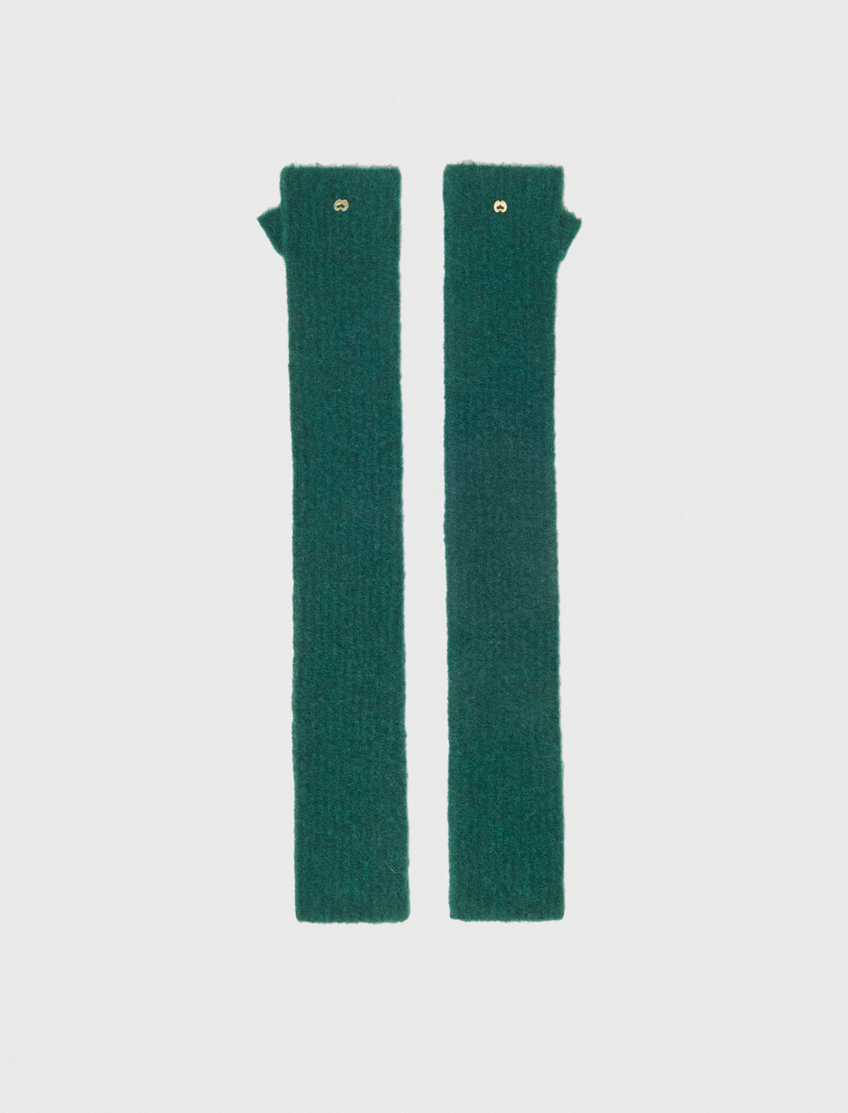 Yak blend mittens Bottle Green