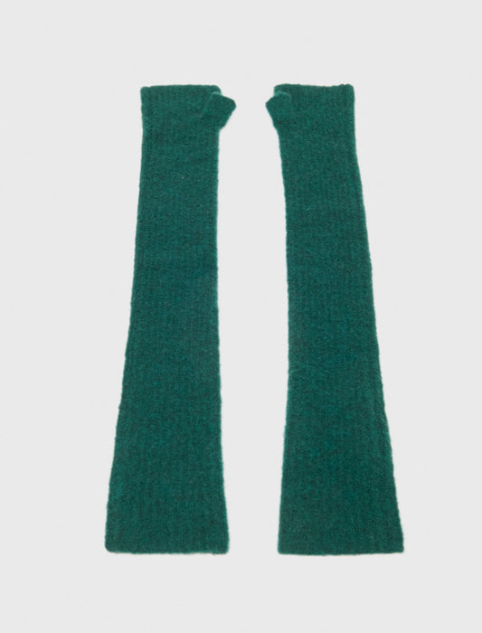 Yak blend mittens Bottle Green