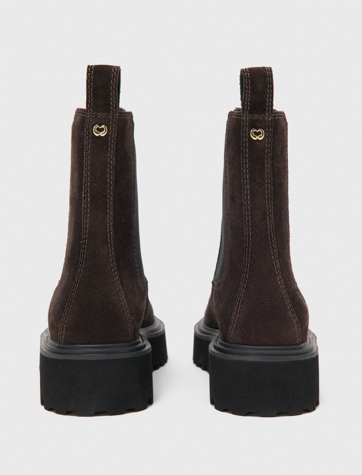 Suede Chelsea boots Dark Brown