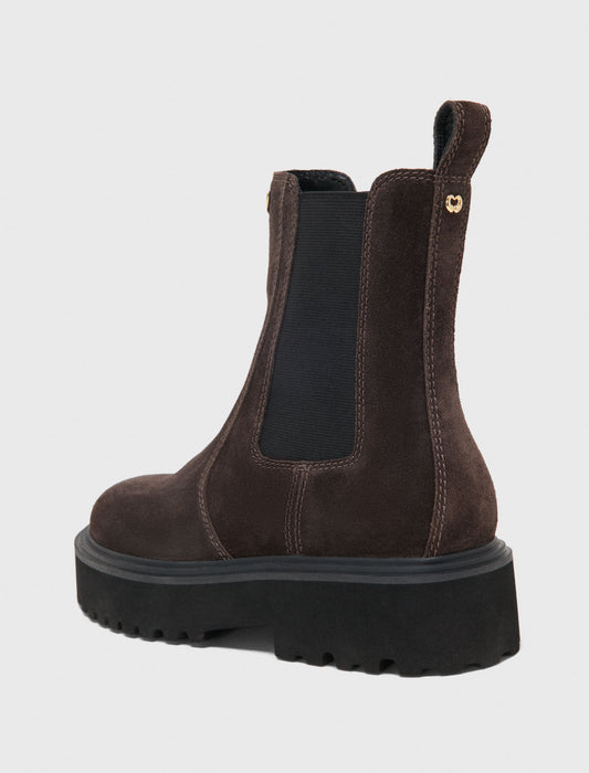Suede Chelsea boots Dark Brown