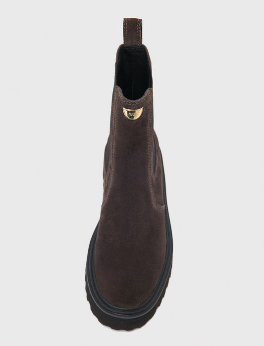 Suede Chelsea boots Dark Brown