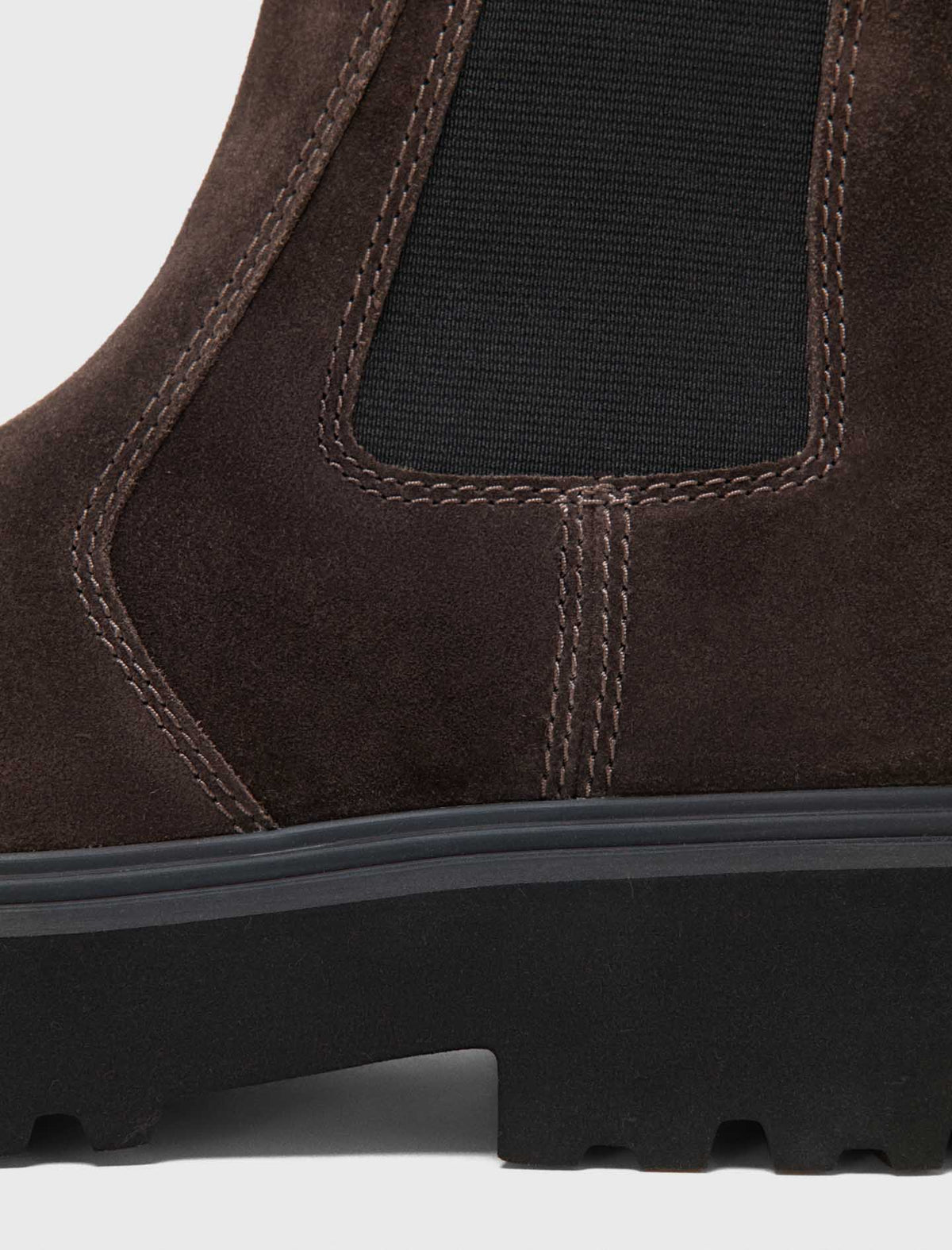 Suede Chelsea boots Dark Brown