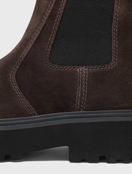 Suede Chelsea boots Dark Brown