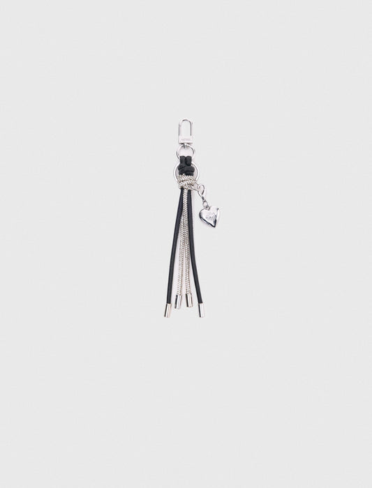 Rhinestone bag charms Silvery