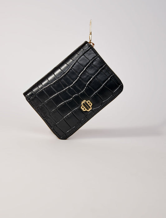 Black  -leather wallet