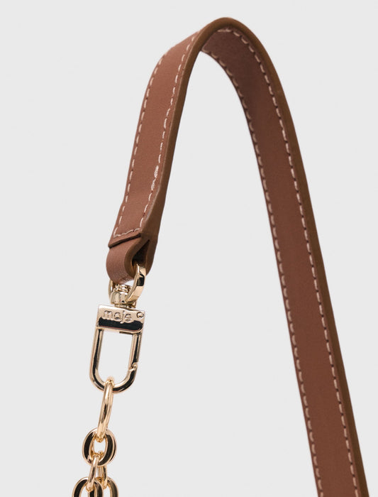 Miss M walk canvas & leather mix Moka/White