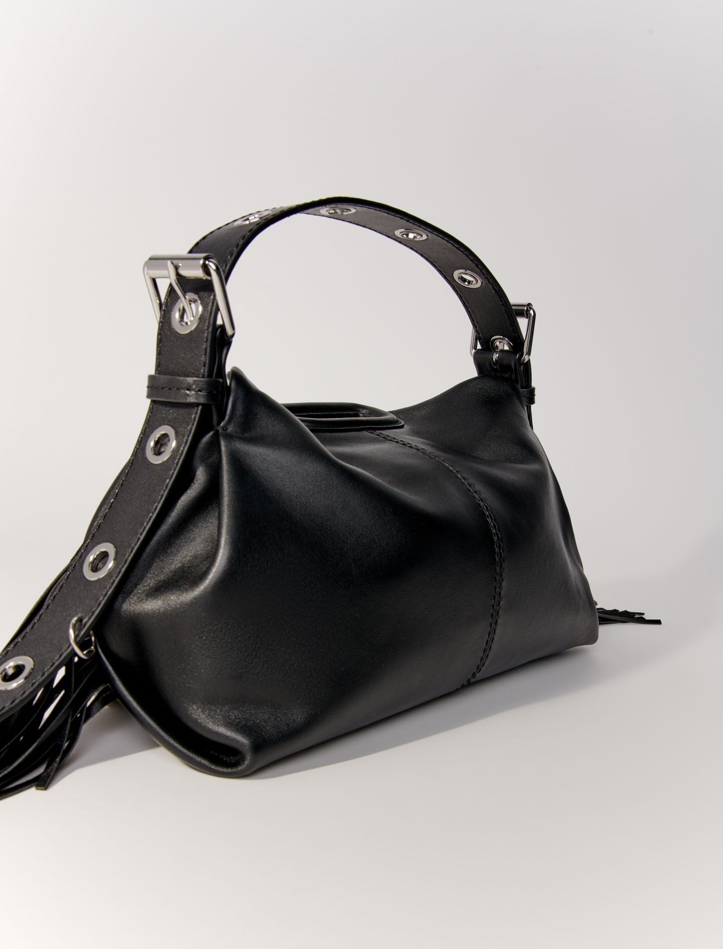 Black  -smoothleathermissmbag