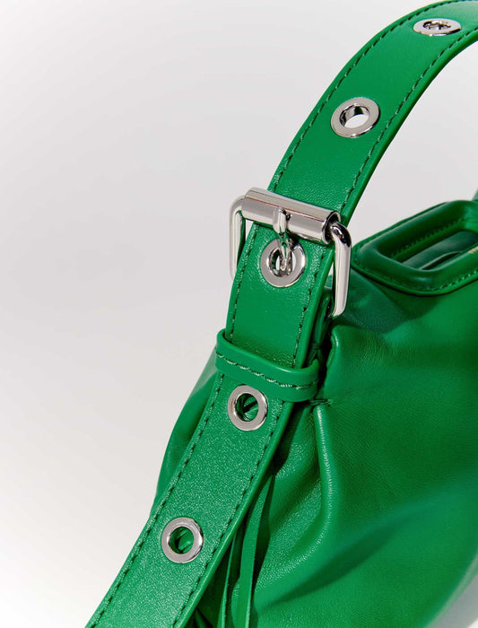 Green  -smoothleatherminimissmbag