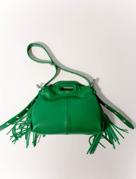 Green  -smoothleatherminimissmbag