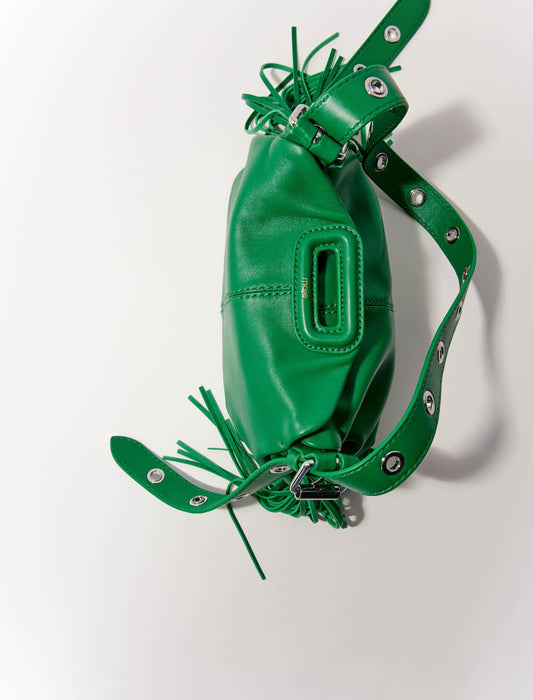 Green  -smoothleatherminimissmbag