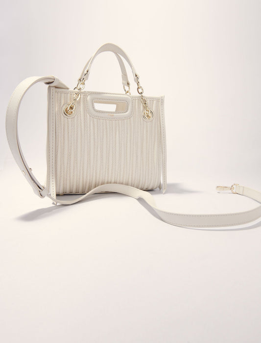 Ecru-Mini M Bag