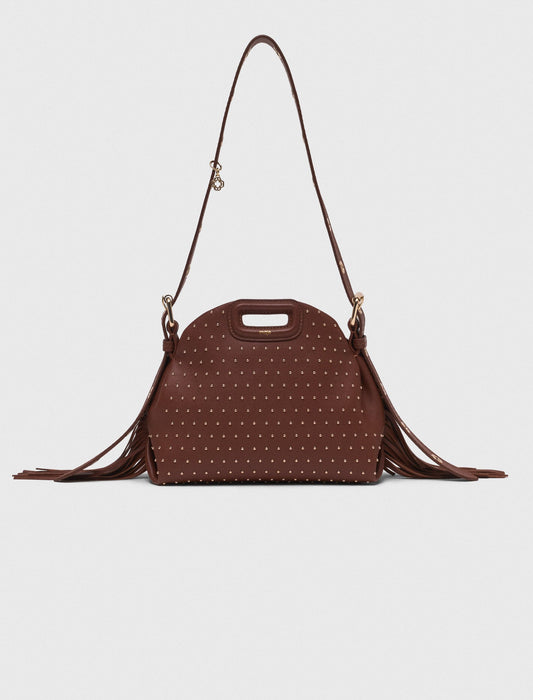 Miss M mini leather and studs bag