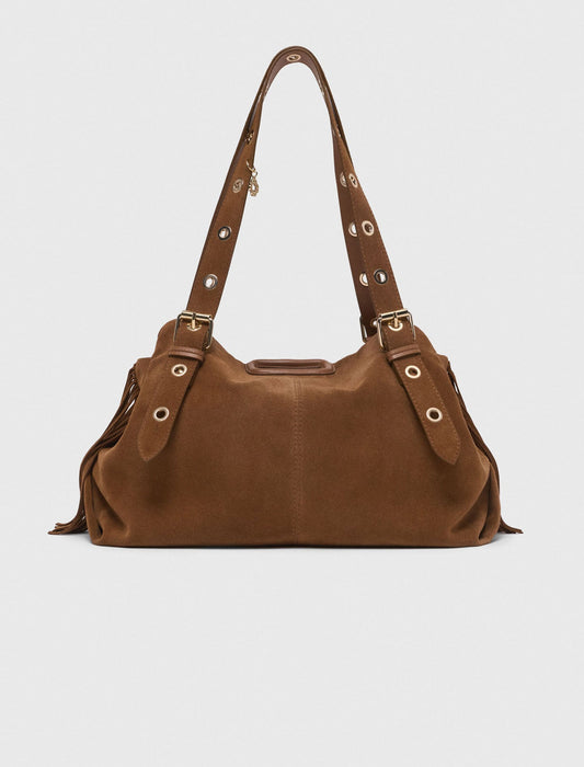 Suede Miss M XL bag