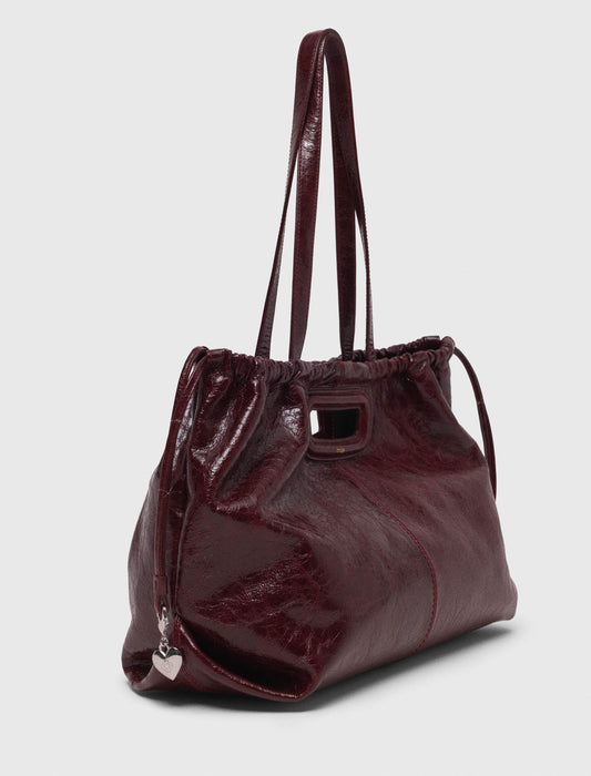 Crackled Miss M tote bag