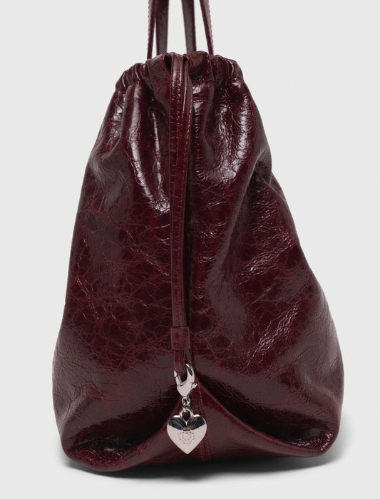 Crackled Miss M tote bag