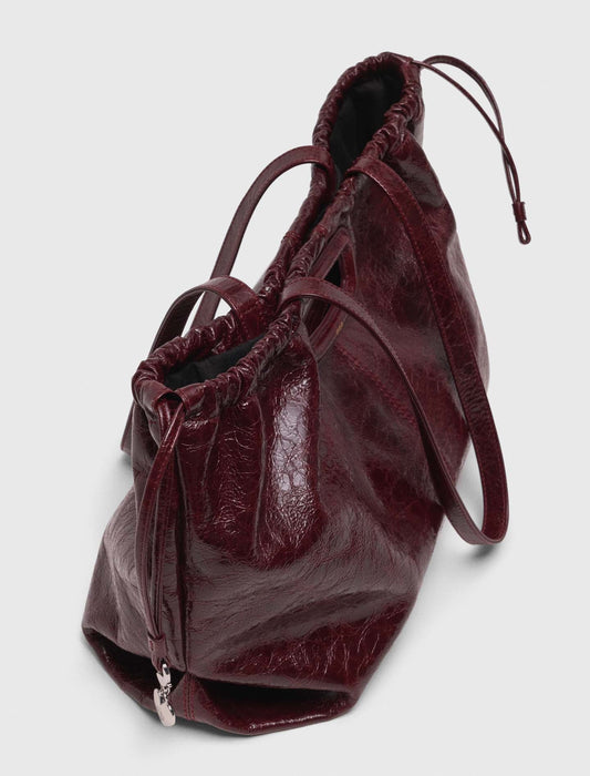 Crackled Miss M tote bag