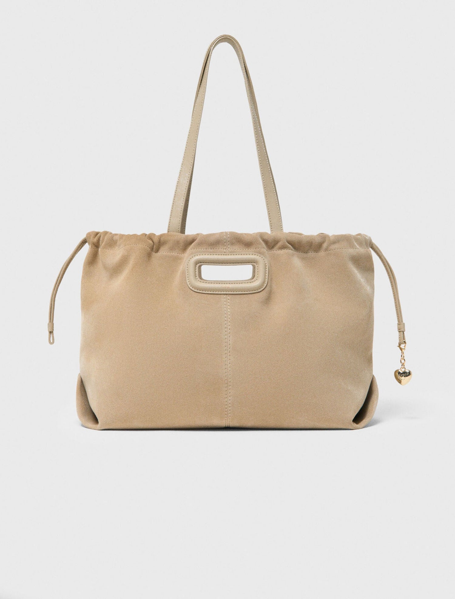 Suede Milpli Tote Bag Cappucino