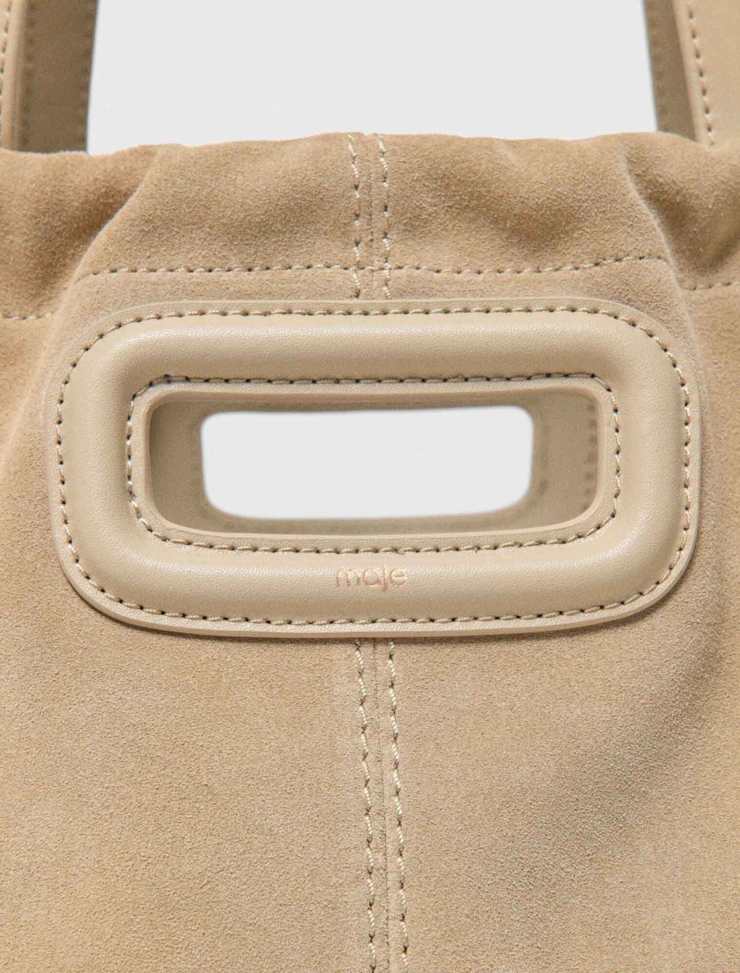 Suede Milpli Tote Bag Cappucino