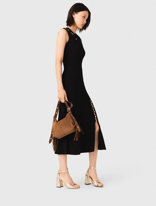 Miss M mini suede bag Camel