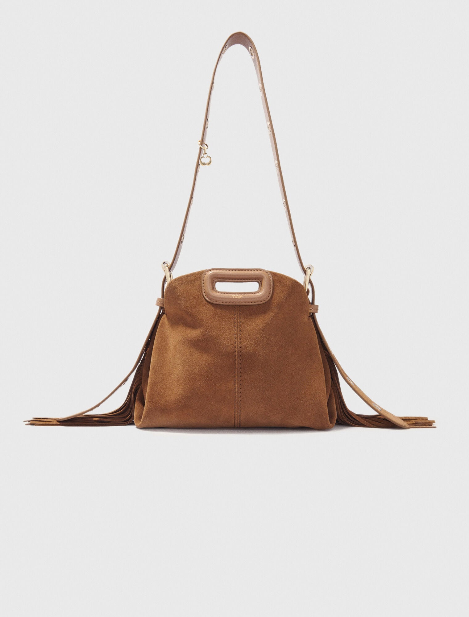 Miss M mini suede bag Camel
