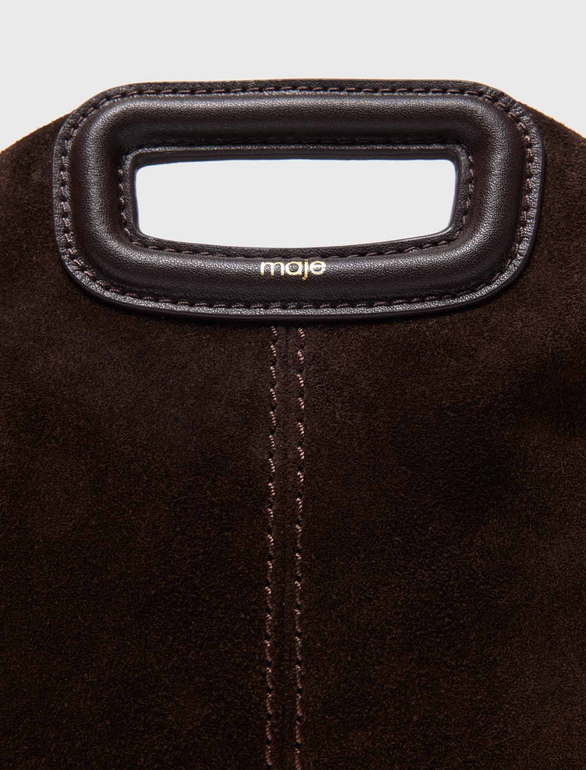 Suede Miss M bag Dark Brown