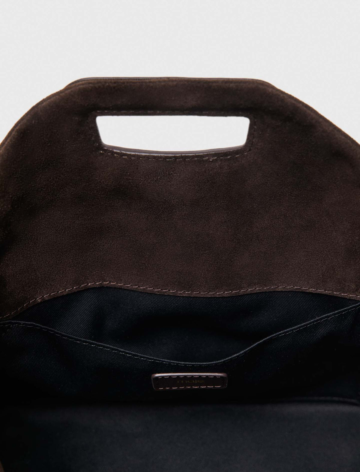 Suede Miss M bag Dark Brown