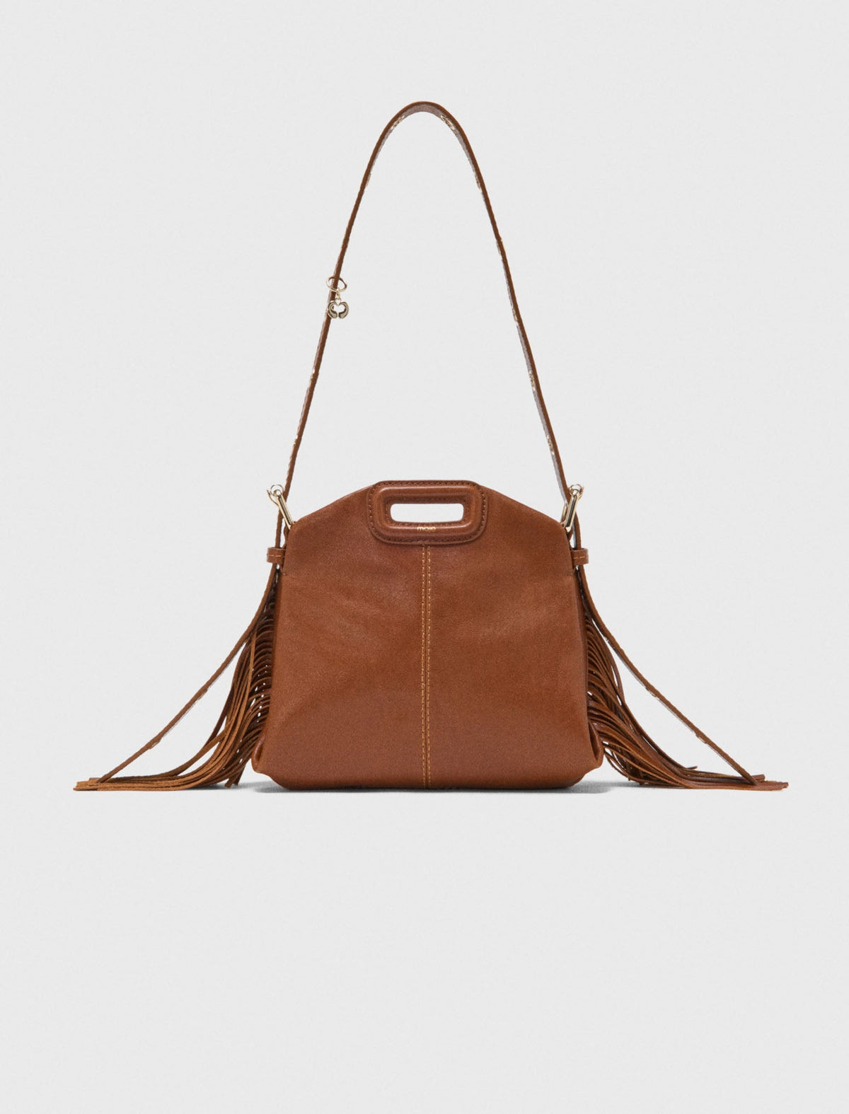 Smooth leather mini Miss M bag Tobacco
