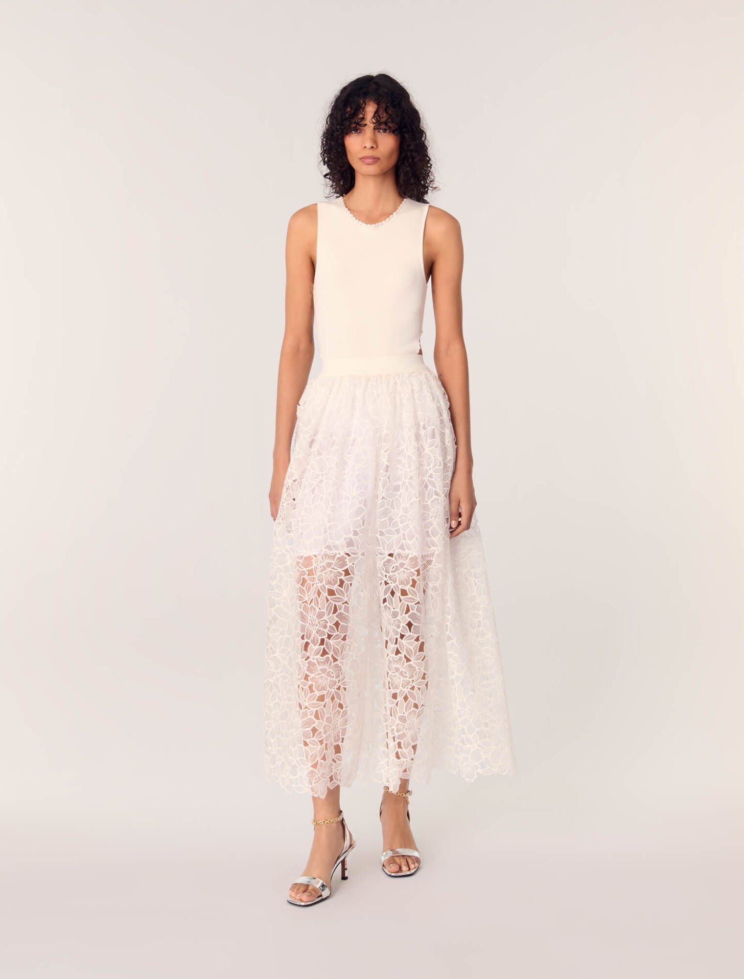White-featured-Backless Jewellery Neck Bodysuit