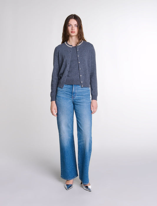 Anthracite Grey featured-2-in-1 cashmere cardigan