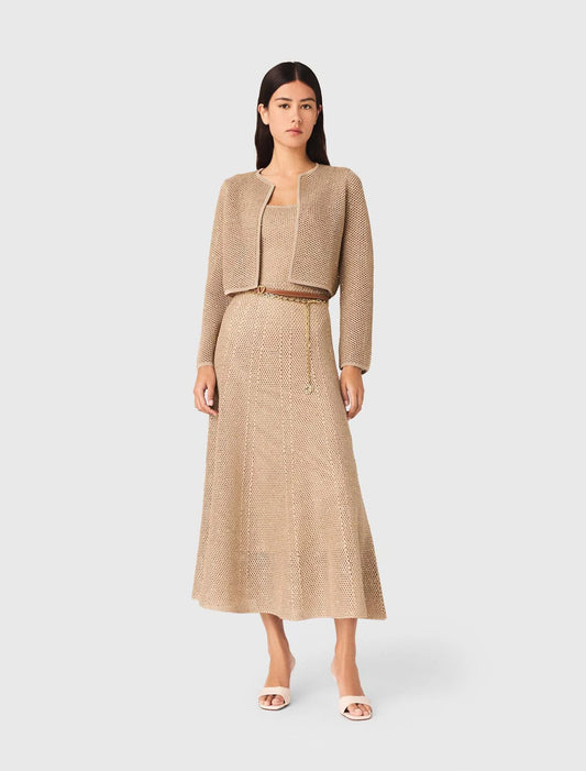 Rhinestone knit cardigan