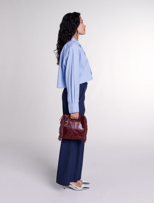 Blue  -Shirt with removable tie
