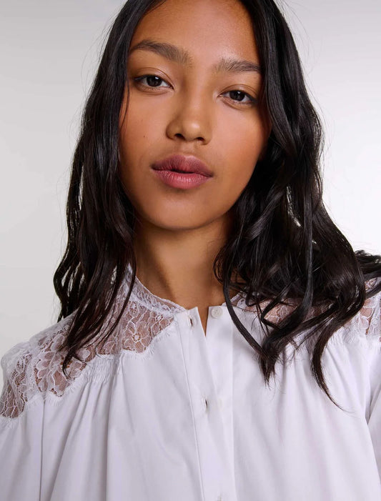 White  -Lace shirt