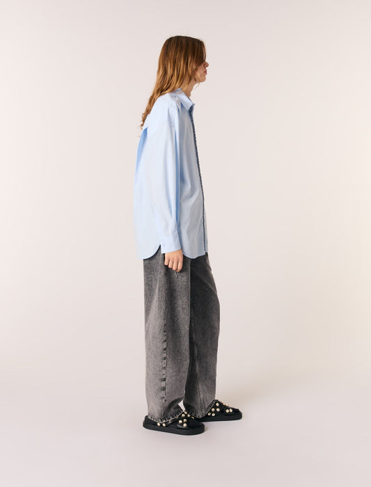 Blue Rhinestone Shirt