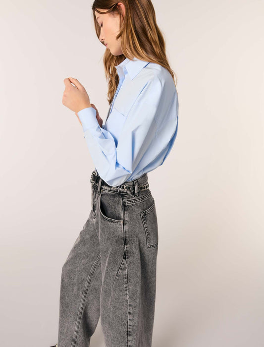 Blue Rhinestone Shirt