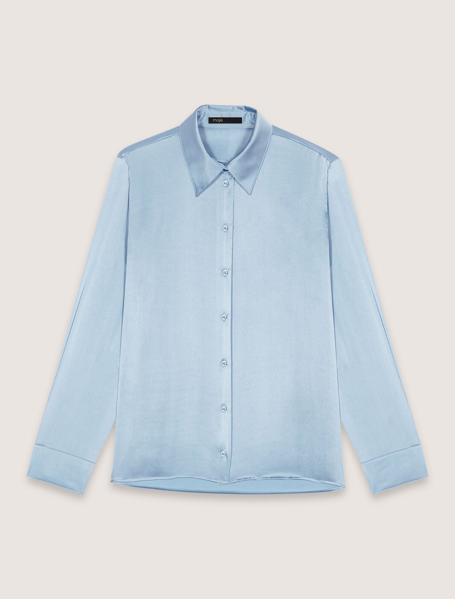 Blue Silk shirt