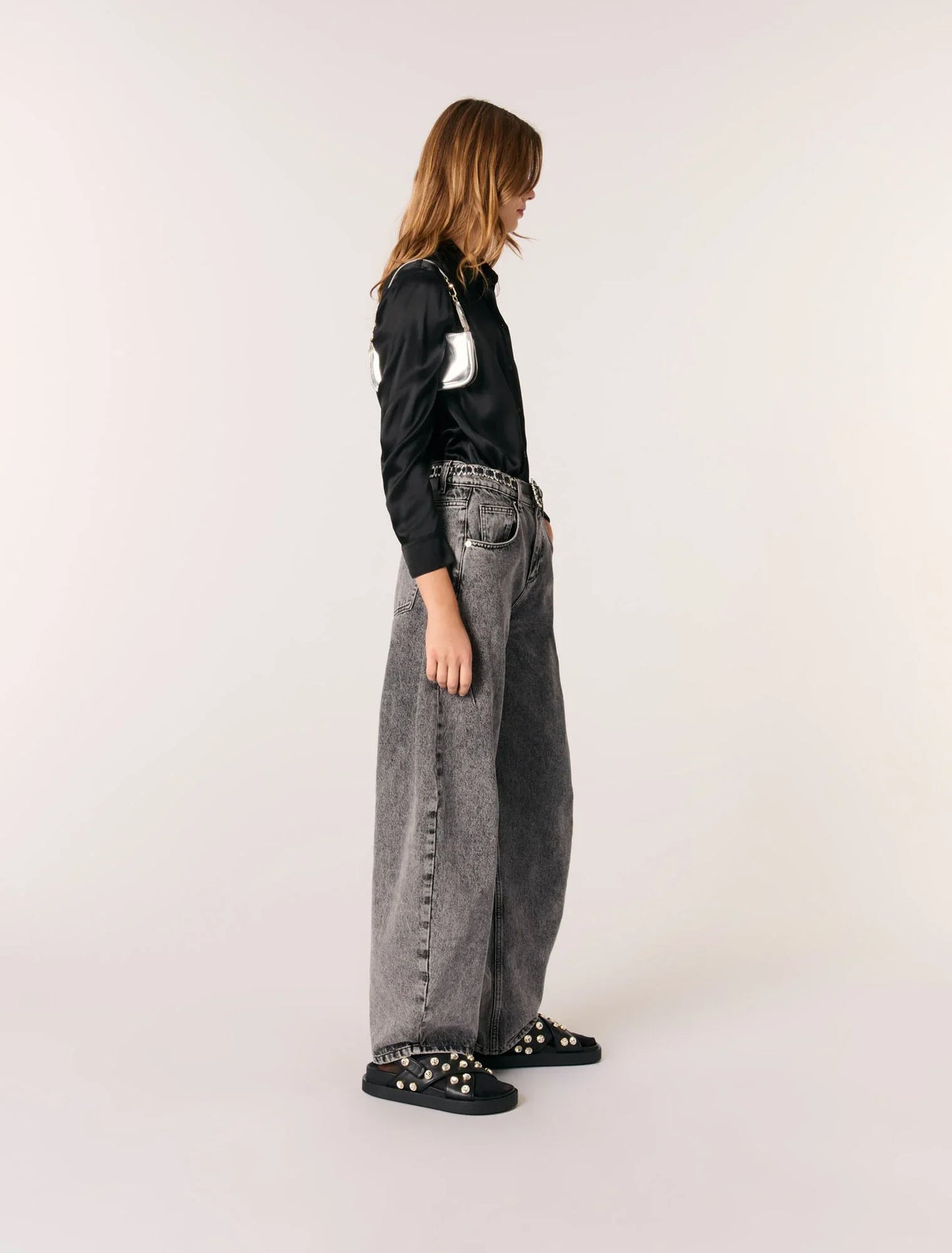 Black-Silk Shirt