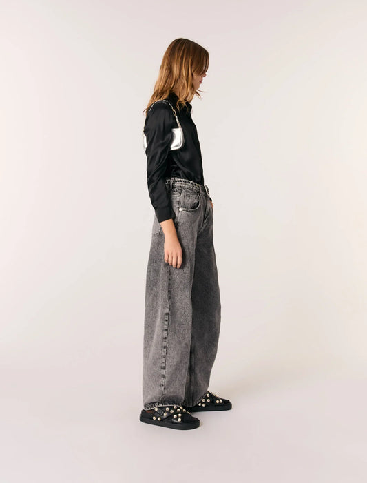 Black-Silk Shirt