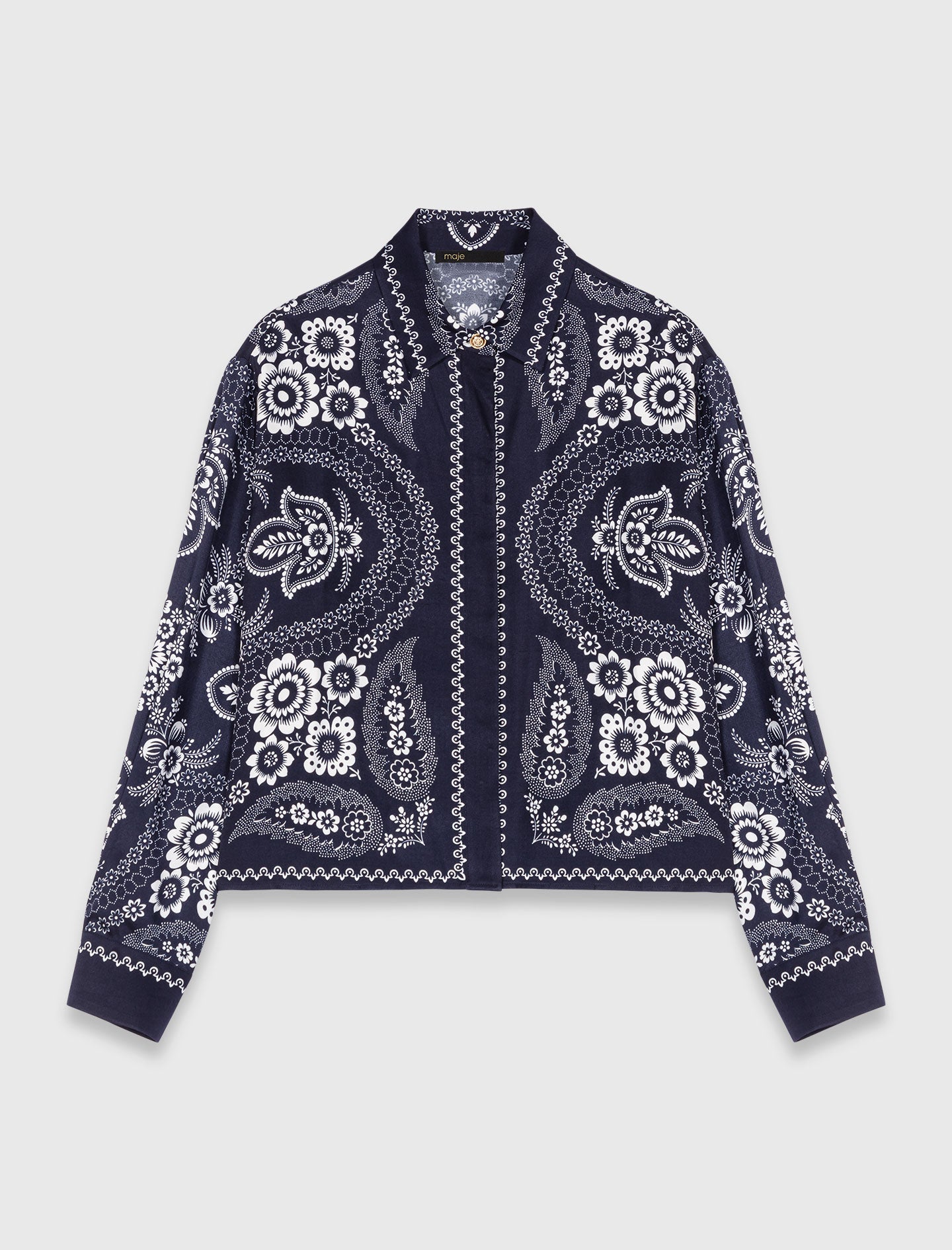 Flowing printed shirt