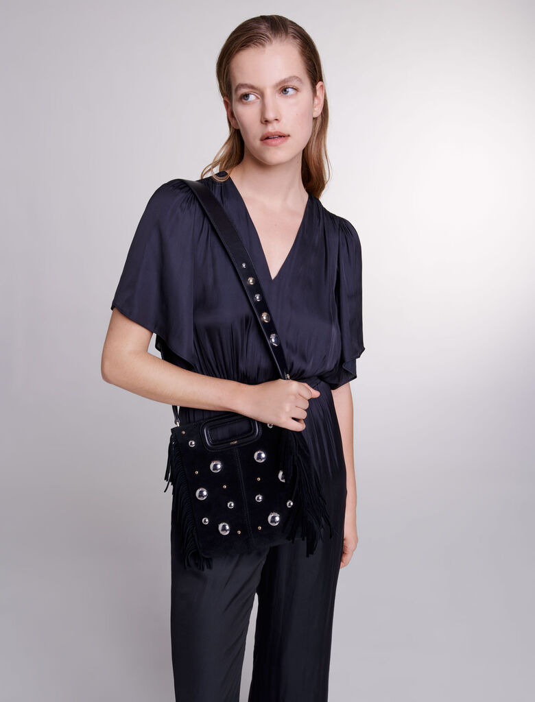 Black  -Satin Trouser Suit